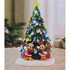 Disney 9.84-inch Mickey and Minnie Pre-lit Musical Tree Holiday Decoration - 2 of 4