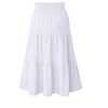 Maxi Skorts Skirt for Girls Button Front High Waisted Long Skirt with Belt Ruffled Skirts with Pocket - 2 of 4