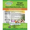 Larissa Veronica Ginger Hibiscus Medium Roast Decaf Coffee (Gourmet, Naturally Flavored, Whole Coffee Beans) (16 oz, ZIN: 568294) - 2 of 4