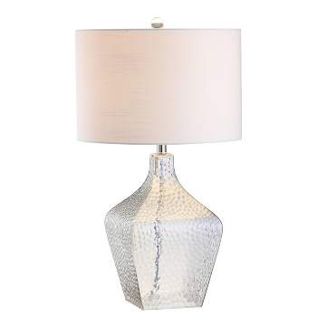 26" Glass Jane Table Lamp (Includes LED Light Bulb) Clear - JONATHAN Y