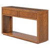 Gulches 55inch Console Table Rustic Wooden Entryway Table with Storage Drawers and Open Shelf Elegant Sofa Table for Hallway and Living Room (Honey) - 4 of 4