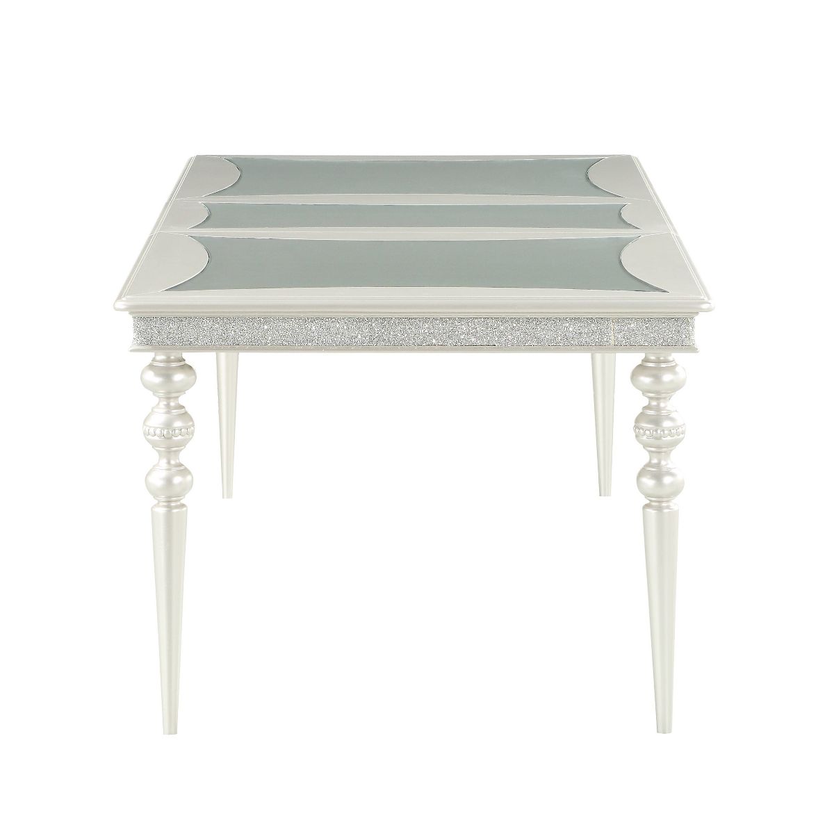88" Maverick Dining Table Platinum Finish - Acme Furniture - thumbnail 4
