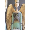 Kalalou Set of Two Painted Metal Christmas Angels – Holiday Decor - 3 of 4