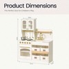 Play Kitchen with Enhanced Storage - Modern Wooden Toy Kitchen with Stove, Sink Accessories - 2 of 4