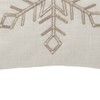 C&F Home Champagne Snowflake Pillow - 3 of 4