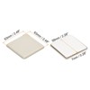 Unique Bargains Plastic Self-adhesive Square Carpeted Tile Vinyl Sliding Pads - 2 of 4