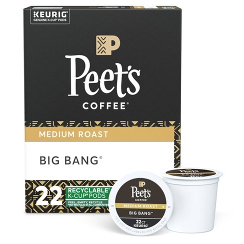 Peet S Big Bang Medium Roast Coffee Keurig K Cup Pods 22ct Target