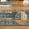 Area Rugs for Living Room Kitchen, Floral Vintage Soft Non Slip Machine Washable Distressed Vintage Rug Indoor Decor - 4 of 4
