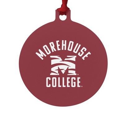 Morehouse College Maroon Tigers Logo Aluminum Holiday Christmas Tree Ornament