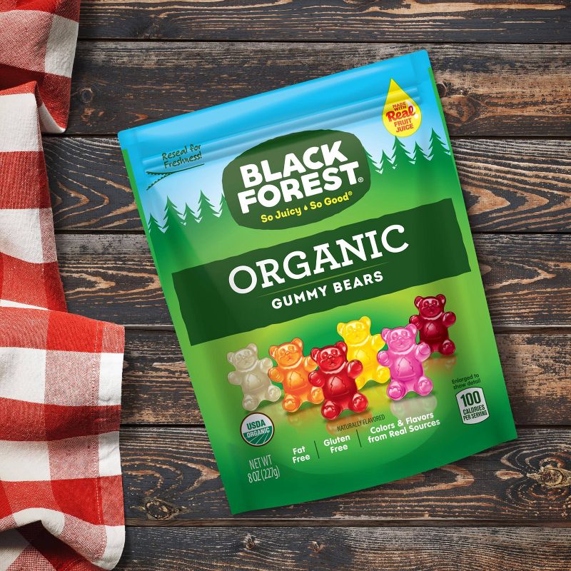 Black Forest Organic Gummy Bears Candy - 8oz, 3 of 11
