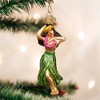 Old World Christmas Blown Glass Ornament for Christmas Tree, Hula Dancer - 2 of 4