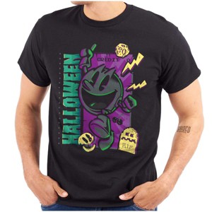 PACMAN Halloween Video Game Credit Graphic T Shirt Men or Women Brisco Brands - 1 of 4
