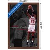Trends International Michael Jordan - Can't Accept Not Trying Framed Wall Poster Prints - 3 of 4
