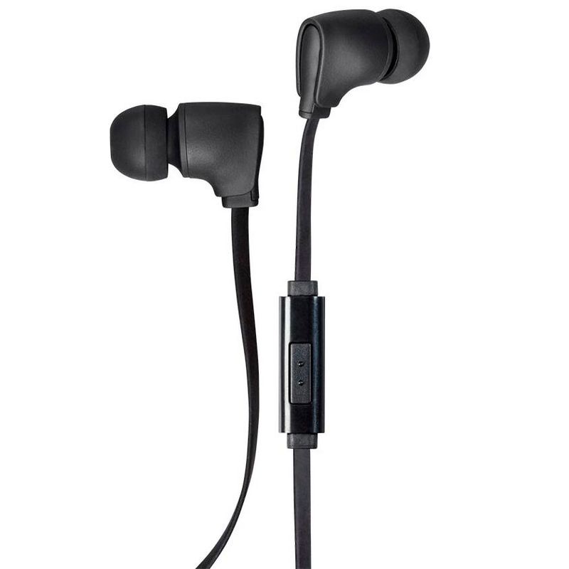 Monoprice Premium 3.5mm Wired Earbuds Headphones With Microphone And 10mm Drivers For Apple And Android Devices, 1 of 6