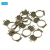 Unique Bargains DIY Crafts Earrings Necklace Bracelet Making Alloy Open Back Owl Bezel Pendants 10 Pcs - 3 of 4
