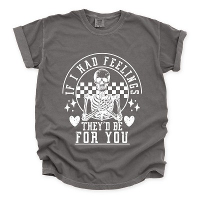 Simply Sage Market Valentine Feelings Skeleton Garment Dyed Tee