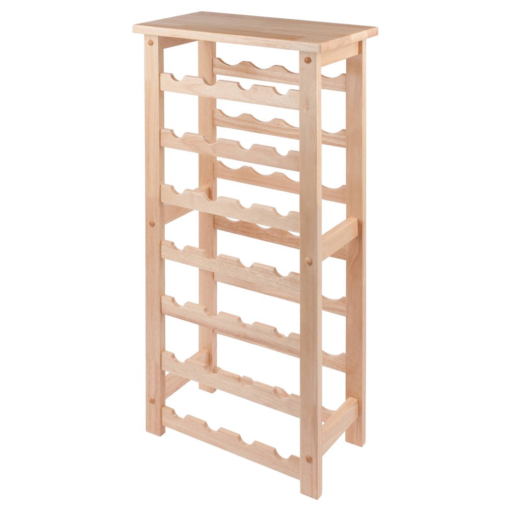 Photos - Display Cabinet / Bookcase Napa Wine Rack Beech - Winsome