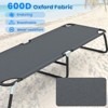 Tangkula Outdoor Camping Cot Folding Camping Bed Sleeping Bed for Kids & Adult Blue/Grey - 4 of 4