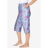 Dreams & Co. Women's Plus Size Knit Sleep Capri - 4 of 4
