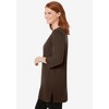 Woman Within Plus Size Perfect Three-Quarter-Sleeve Scoopneck Tunic - 4 of 4