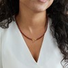 Ross-Simons 60.00 ct. t.w. Garnet Bead Toggle Necklace in 18kt Gold Over Sterling - 2 of 4