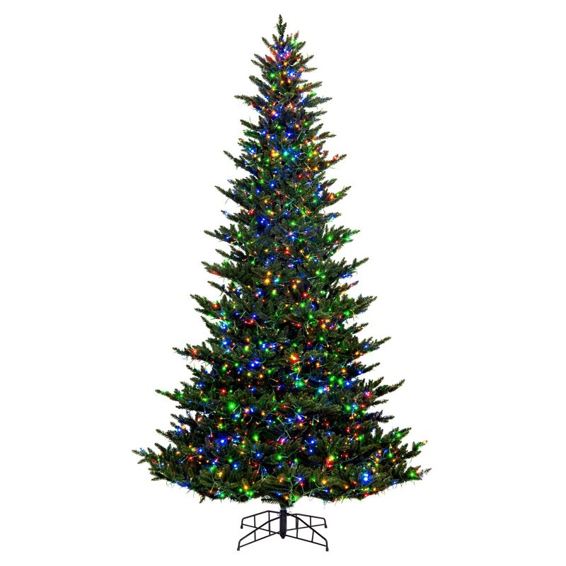Vickerman Natural Fraser Fir Slim Artificial Christmas Tree, 2 of 7