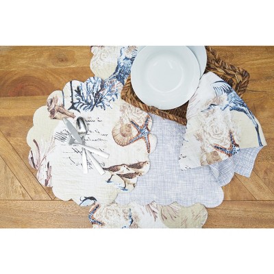 Tan Coastal Cotton Runner with Reversible Design