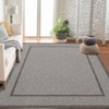 Indoor Rug Washable Living Room Carpet for Indoor Patio Porch Waterproof Easy Cleaning Non Shedding Area Rugs - 3 of 4