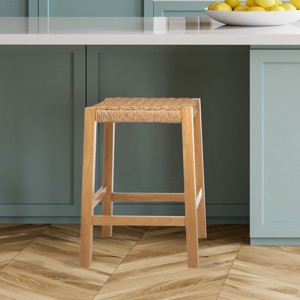 Alaterre Newport 24-Inch Bar Stool with Rope Seat - 1 of 4