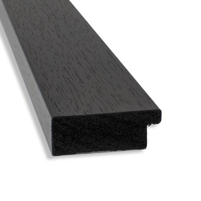 Espresso Wood Full Length Rectangular Bathroom Mirror