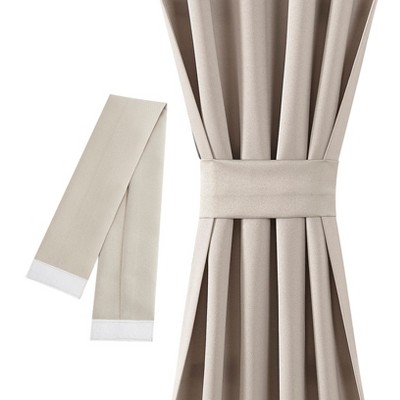 Stone Polyester Room Darkening Rod Pocket Door Curtain Panel