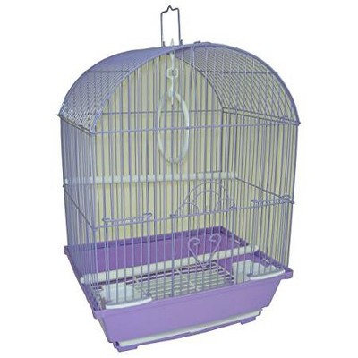 YML A1104PUR Round Top Style Small Parakeet Cage 11 x 9 x 16
