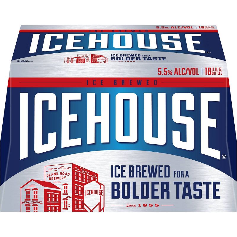Icehouse Ice Lager Beer - 18pk/12 fl oz Bottles, 2 of 10