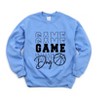 Simply Sage Market Women's Graphic Sweatshirt Game Day Stacked Basketball - 3 of 4