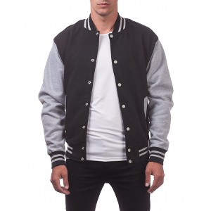 Pro Club Men's Varsity Heavyweight Fleece Baseball Jacket - 1 of 4