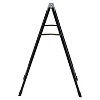Tableau noir magnétique double face Sunnydaze en forme de A avec cadre en pin - 40" x 20" - 3 of 4