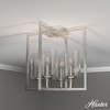 Hunter 14.5" Kerrison Ceiling Light Brushed Nickel Finish - 4 Bulb Flush Mount for Indoor Spaces - 3 of 4