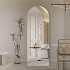 Damerin Freestanding Anti-rust 63x20 inch Metal Arch Full Length Mirror - 2 of 4