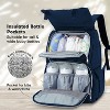 KeaBabies Explorer Diaper Bag Backpack, Large, Waterproof Baby Diaper Bags for Girl, Boy with Changing Pad - image 3 of 4