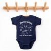 The Juniper Shop American Classic Kids In America Baby Short Sleeve Bodysuit - NB - Navy - 2 of 4