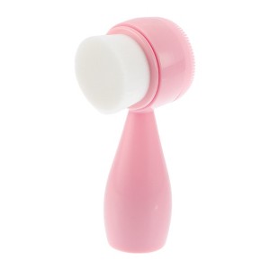 Unique Bargains Soft Silicone Synthetic Fiber Wool Cleansing Brush 4.45"x1.69" Double Side 1 Pc - 1 of 4