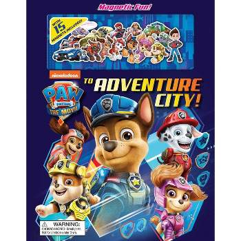 Nickelodeon Paw Patrol: The Movie: To Adventure City! - (Magnetic Hardcover) by  Maggie Fischer (Board Book)