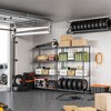 Lyngins Heavy-Duty Carbon Steel Storage Shelves, Adjustable Garage Shelving, 5-Tier Utility Shelving Unit Steel Organizer Wire Rack for Home - 3 of 4
