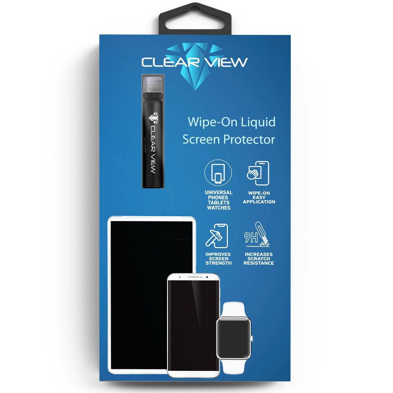 ClearView Liquid Glass Screen Protector for All Smartphones Tablets and Watches - Bottle, 1 of 7