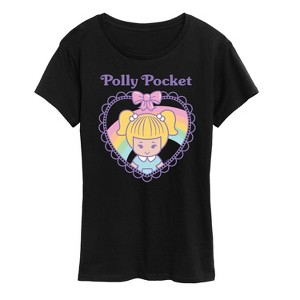 Women's - Polly Pocket - Retro Tiny Doll Grid Short Sleeve Graphic T-Shirt - 1 of 4