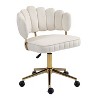 NicBex Adjustable Office Chair with Wheels,Modern Cute Computer Chair,Swivel Velvet Upholstered Desk Chair for Adult, Student - 4 of 4