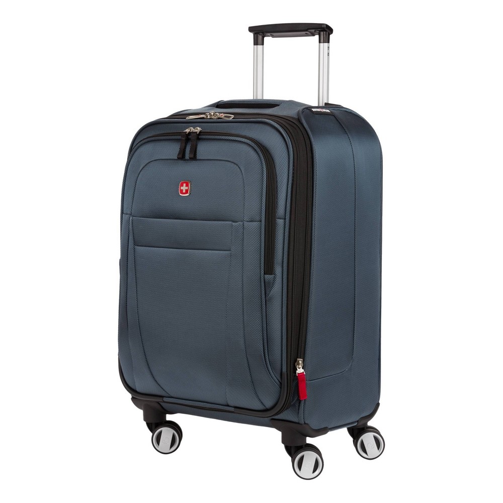 SWISSGEAR 20 Zurich Carry On Suitcase - Blue, Gray was $99.99 now $49.99 (50.0% off)