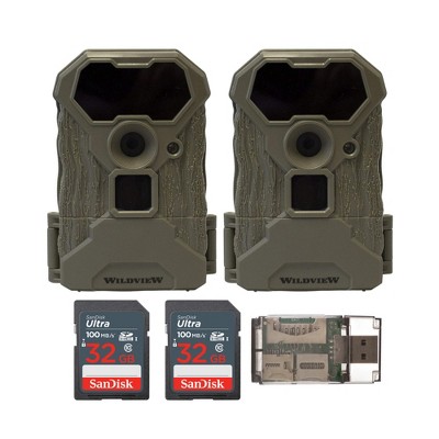 Stealth Cam Wildview 12 Megapixel Infrared Trail Camera Bundle (2-Pack)