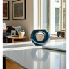 Sagebrook Home 5" Vase Contemporary Abstract Donut Cut-Out Vase Decorative Home or Office - 2 of 4