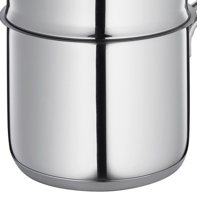 1.6 Quart Stainless Steel Double Boiler with Glass Lid